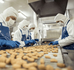 Hutník při odpichu vysoké pece